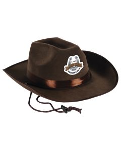 Beistle Tan Felt Cowboy Hat (6 Per Case)