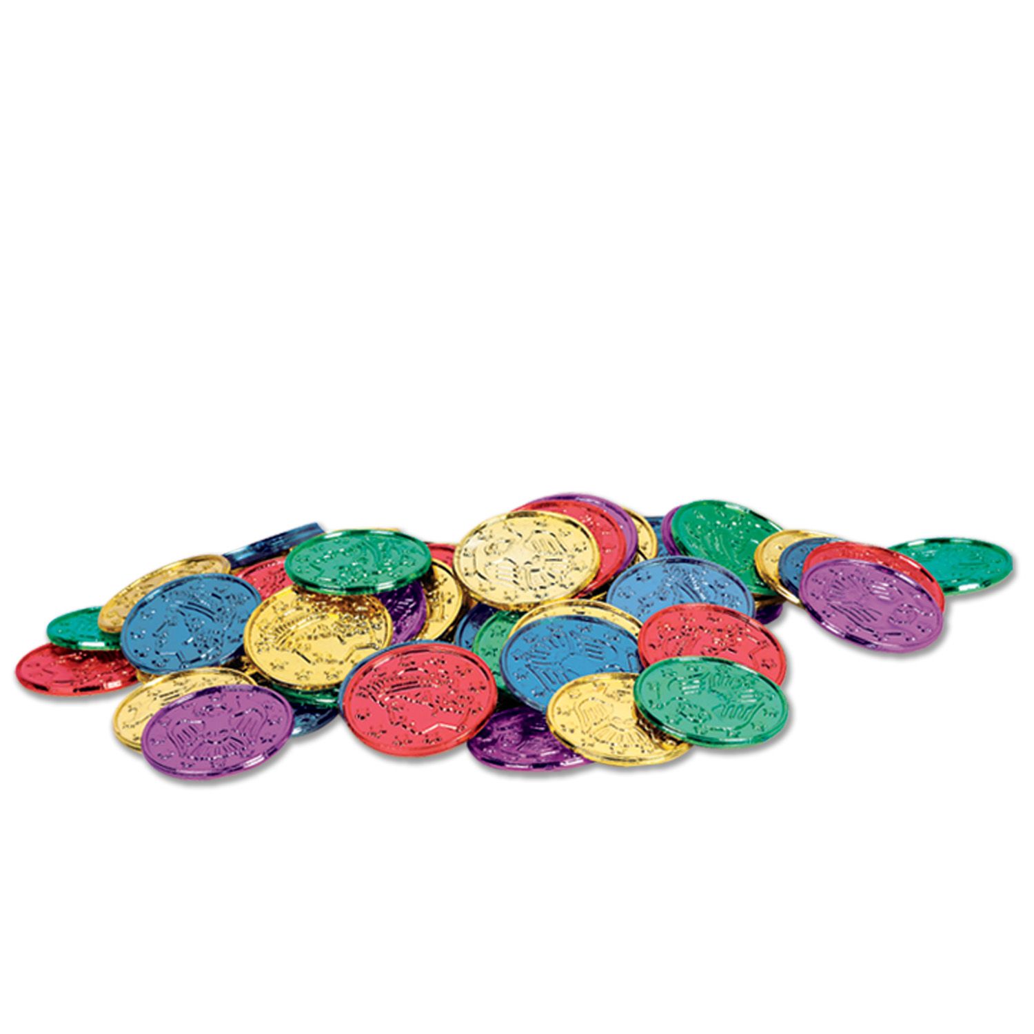 The Beistle Company Plastic Gold Coins - 100 count