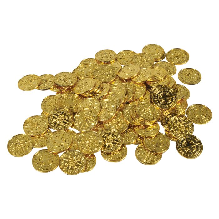 Plastic Pirate Coins