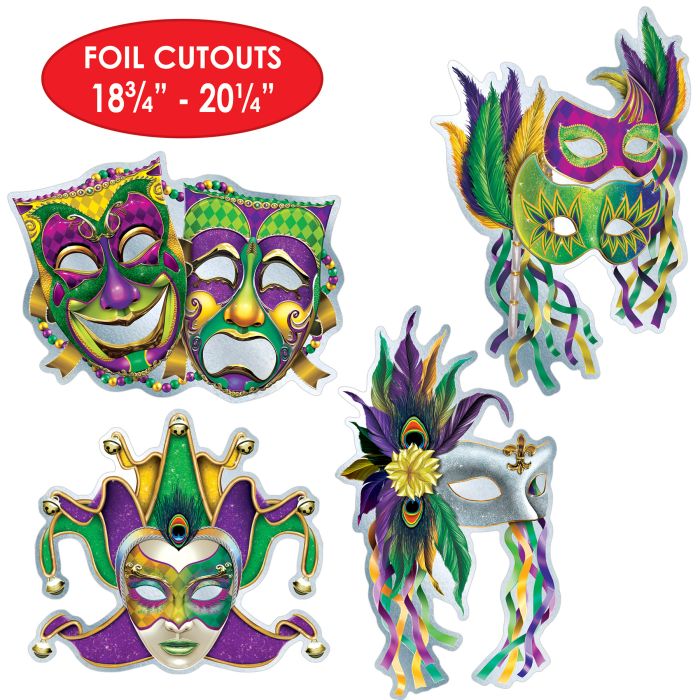 Glittered Silver and Green Mask with Ribbon Tie (Each) – Mardi Gras Spot