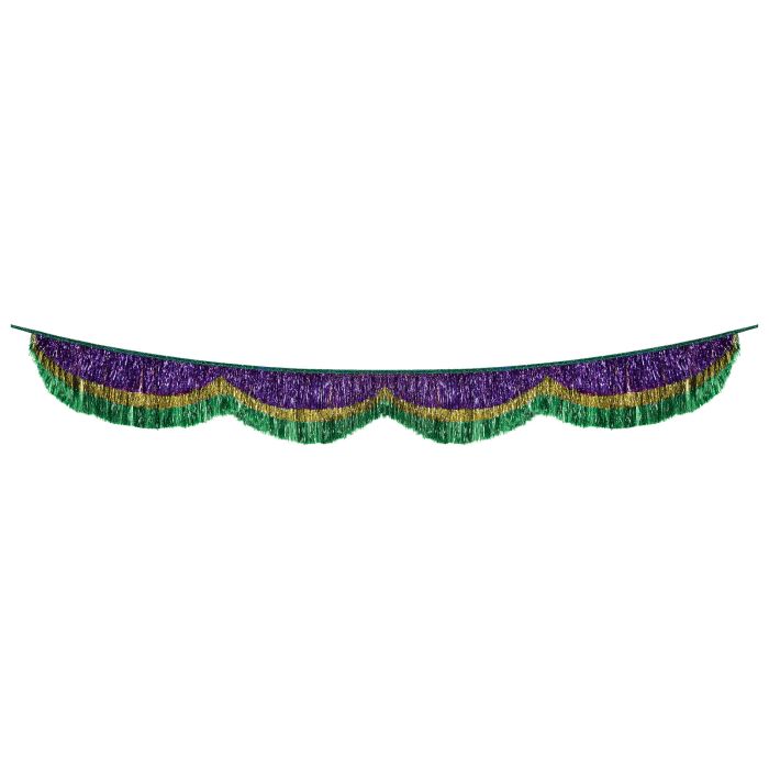 Mardi Gras Tinsel Fringe Bunting