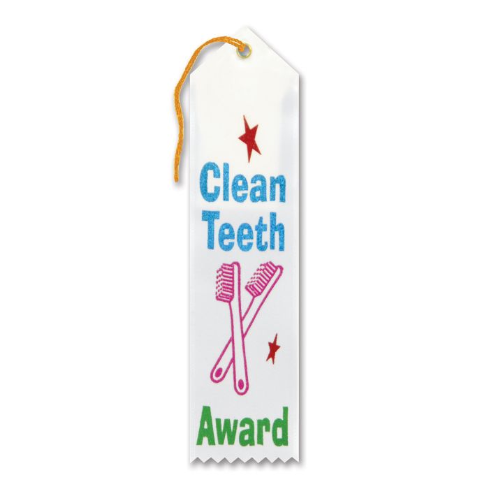 Clean Teeth Award Ribbon