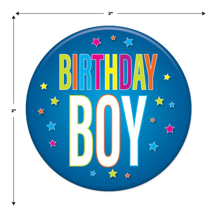 Birthday Boy Button