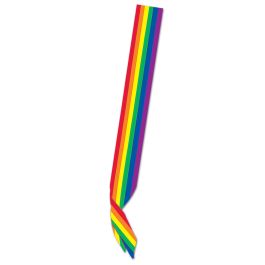 Rainbow Satin Sash