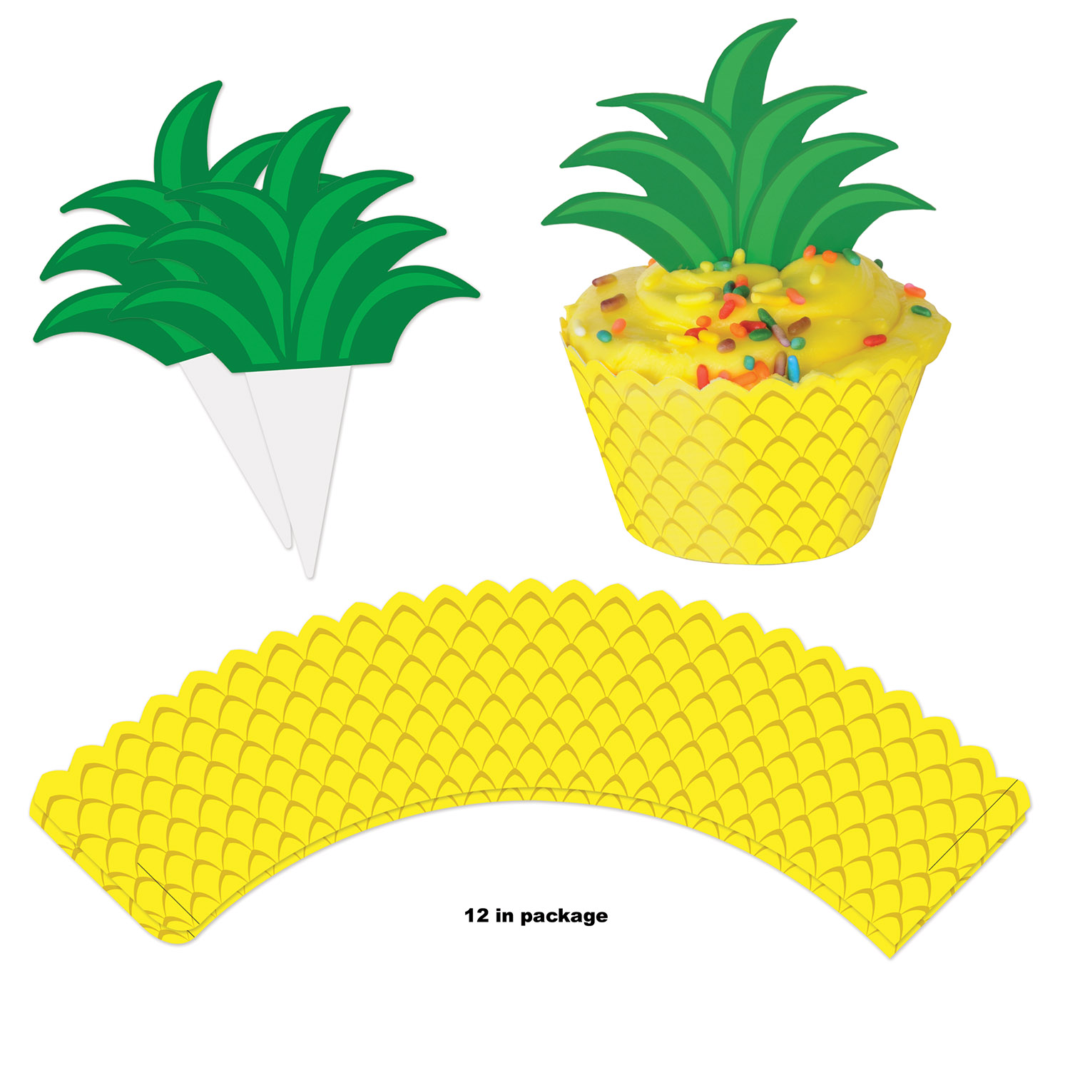 PINEAPPLE Cupcake Wrappers