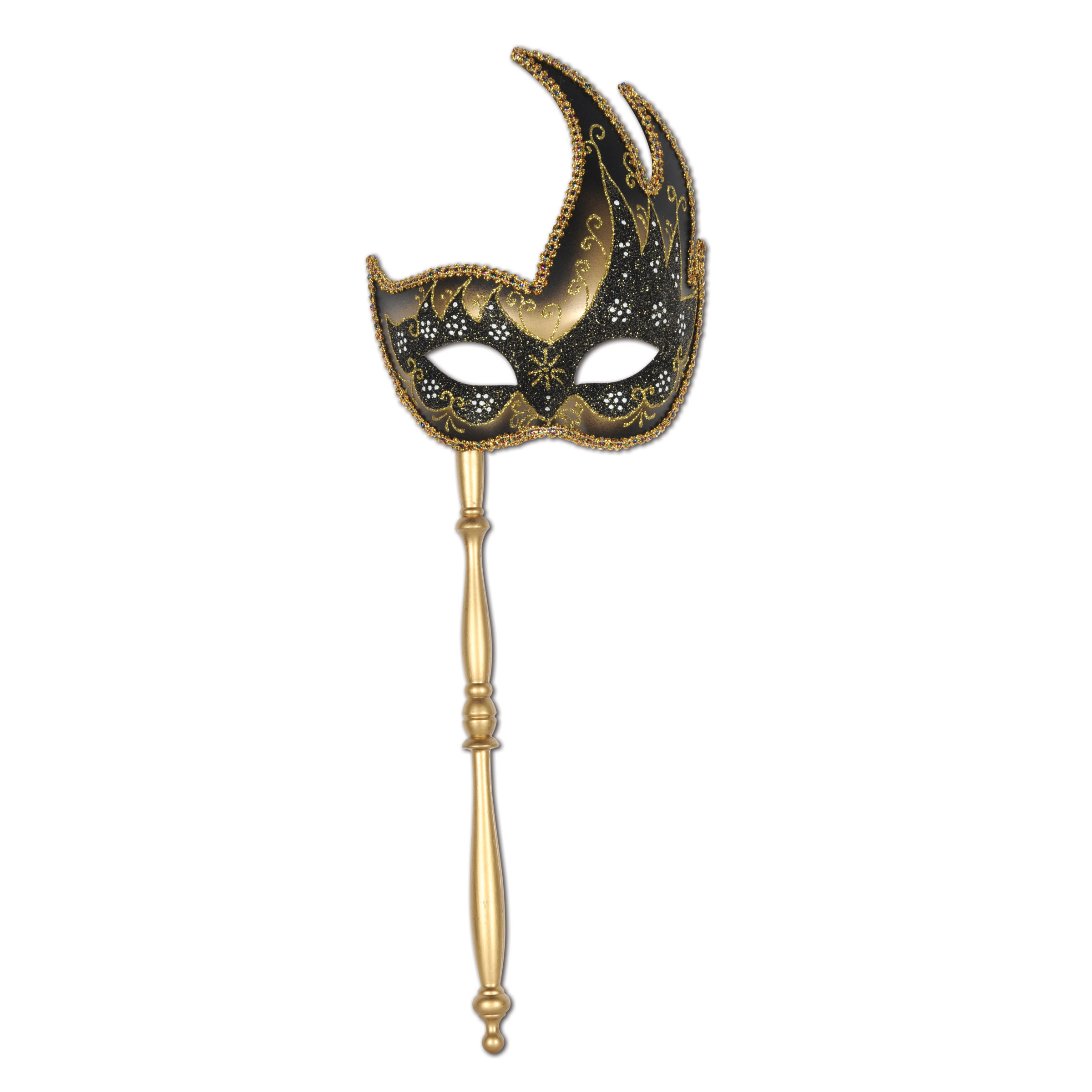 Glittered Mask w/STICK