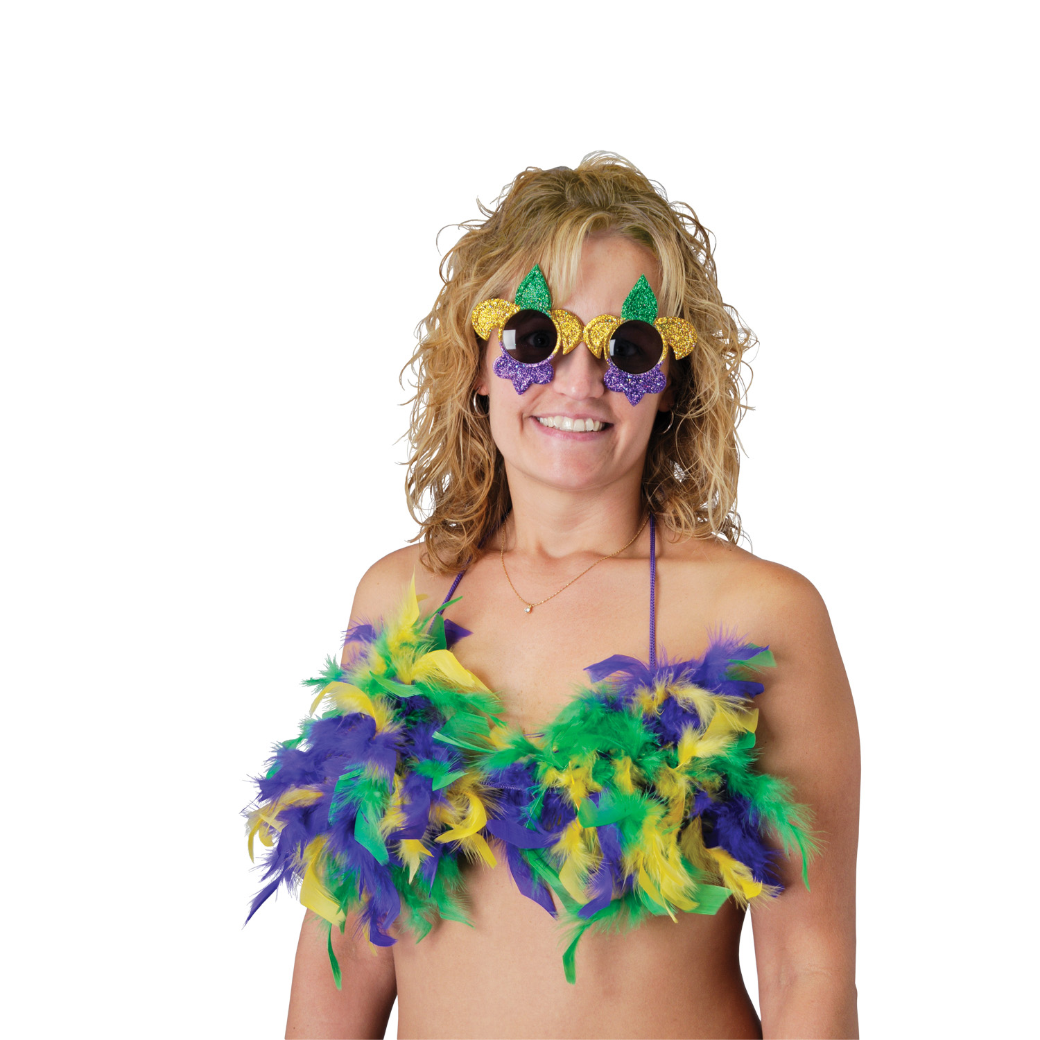 Mardi Gras Bikini Top