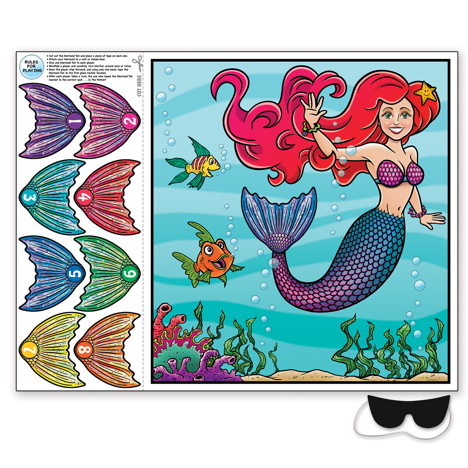 Pin The Tail On The Mermaid GAME