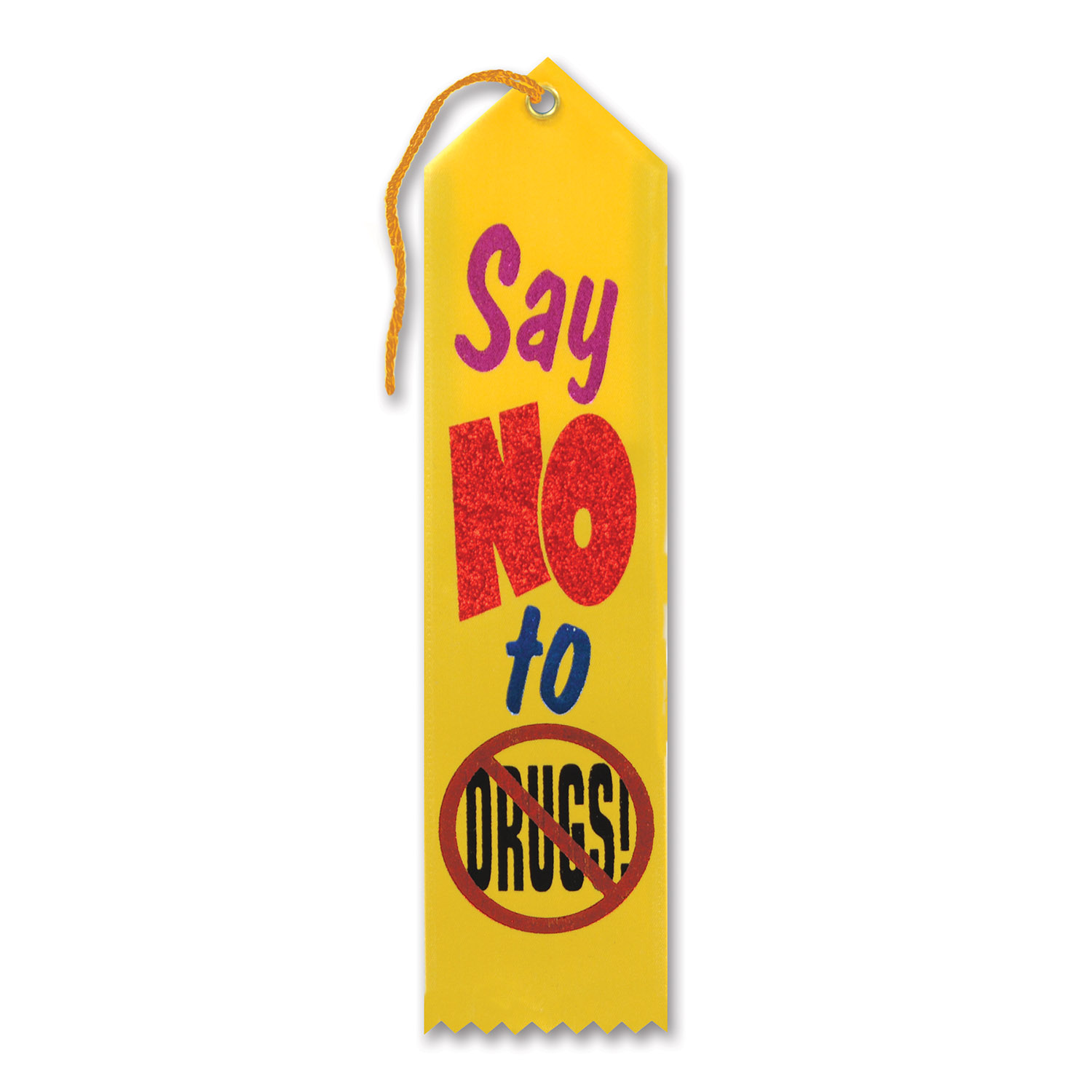 Say NO To Drugs Award Ribbon