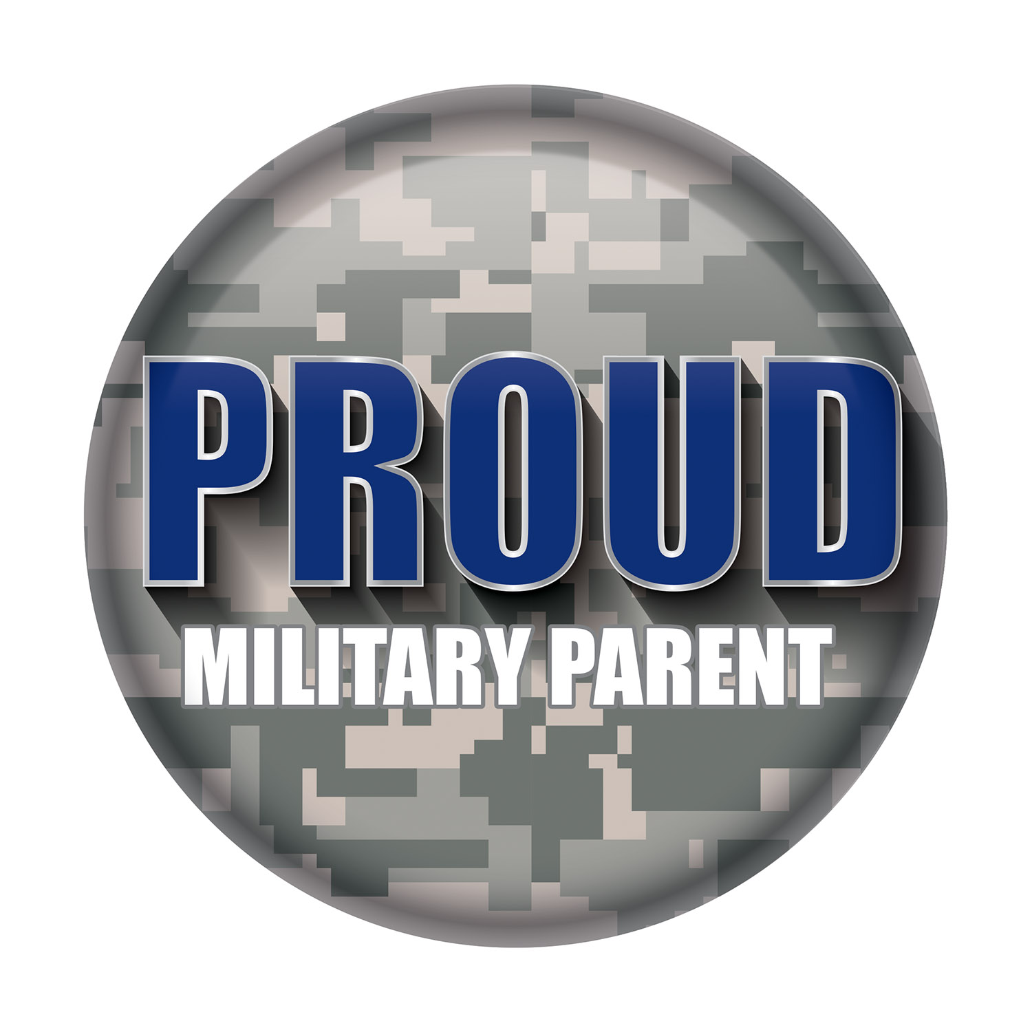 Proud MILITARY Parent Button