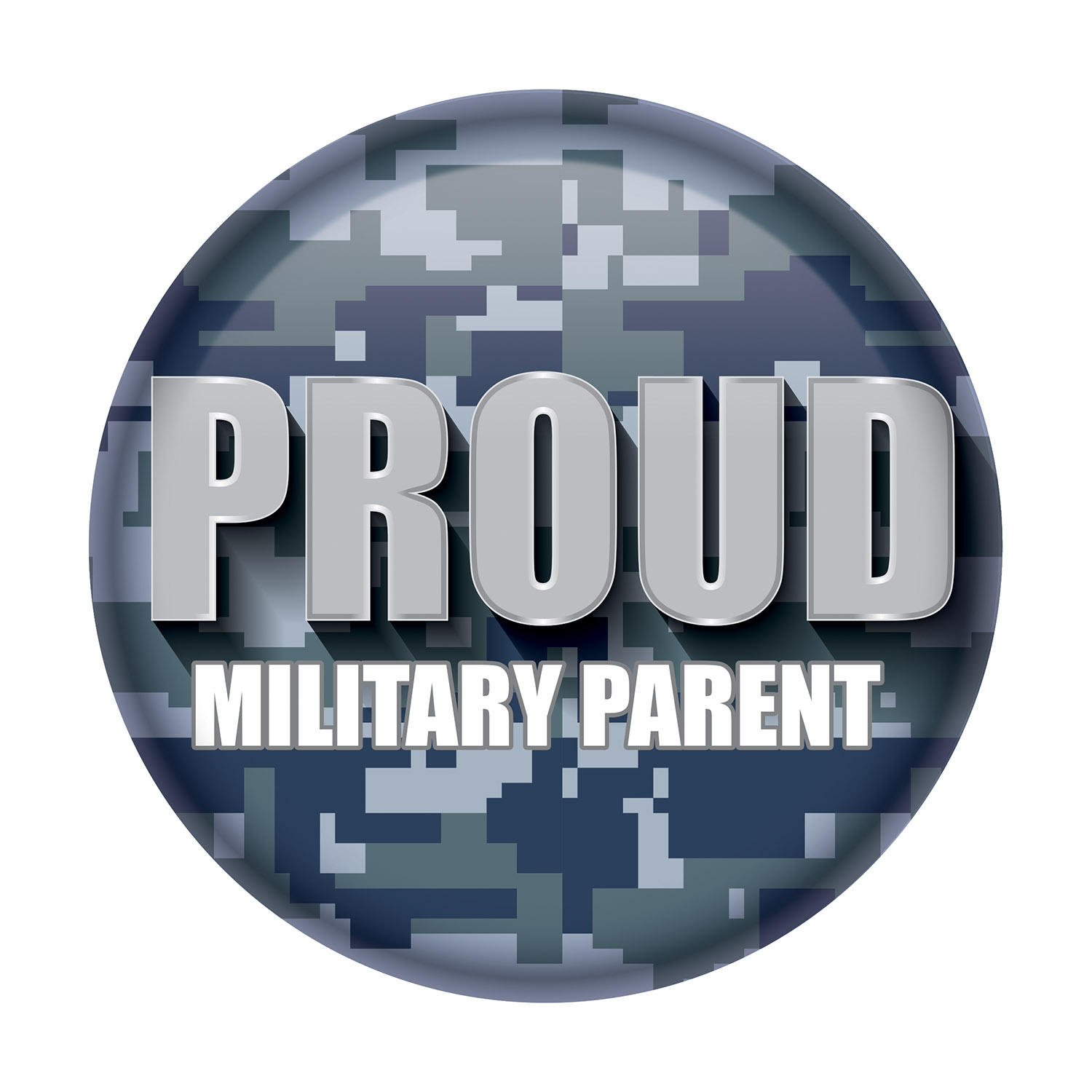 Proud MILITARY Parent Button