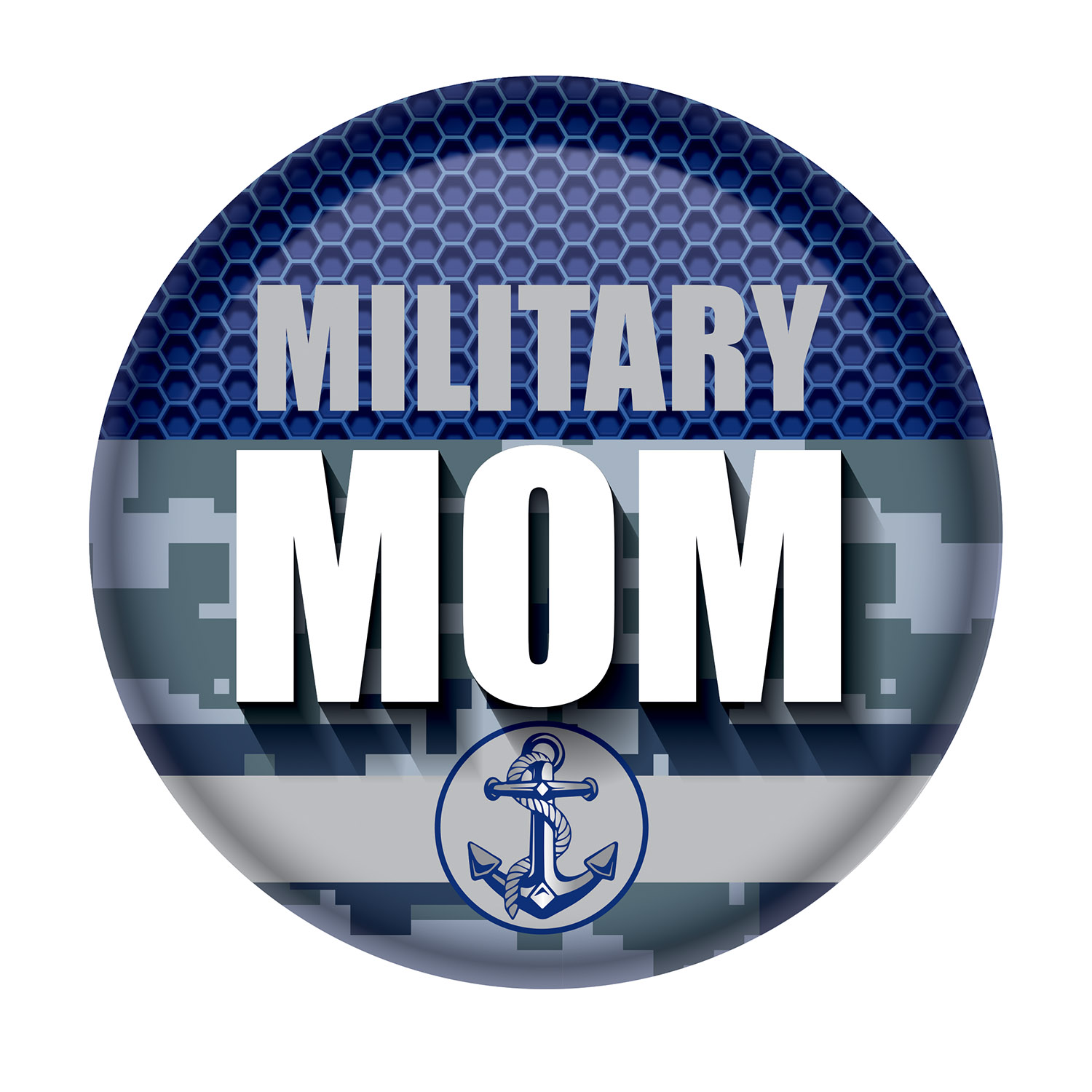 MILITARY Mom Button