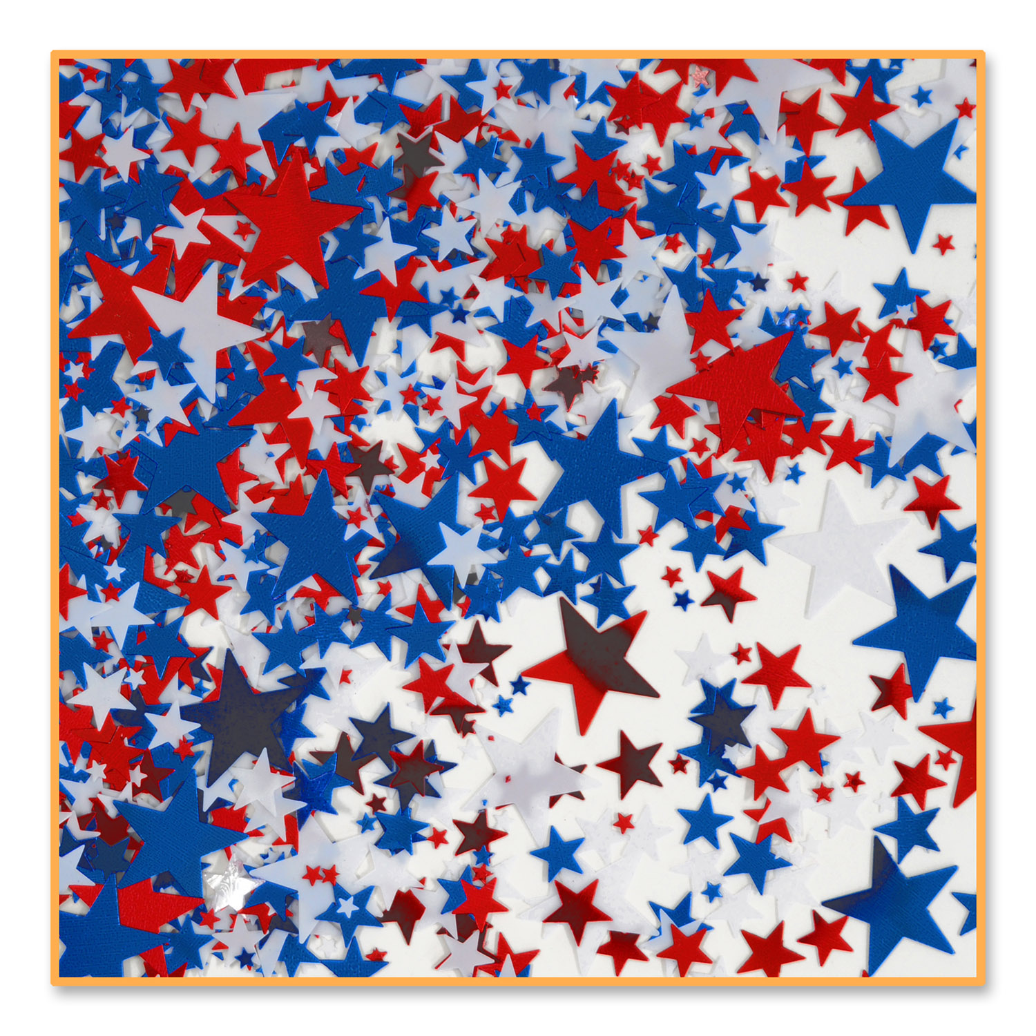 ''Red, White & BLUE Stars Confetti''''''''''