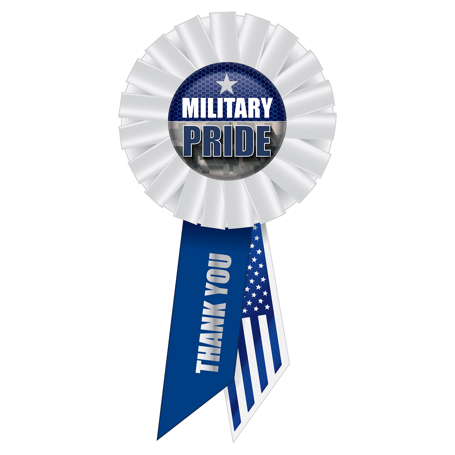 MILITARY Pride Rosette