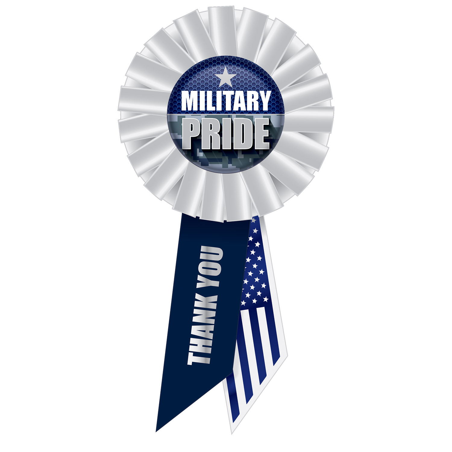 MILITARY Pride Rosette