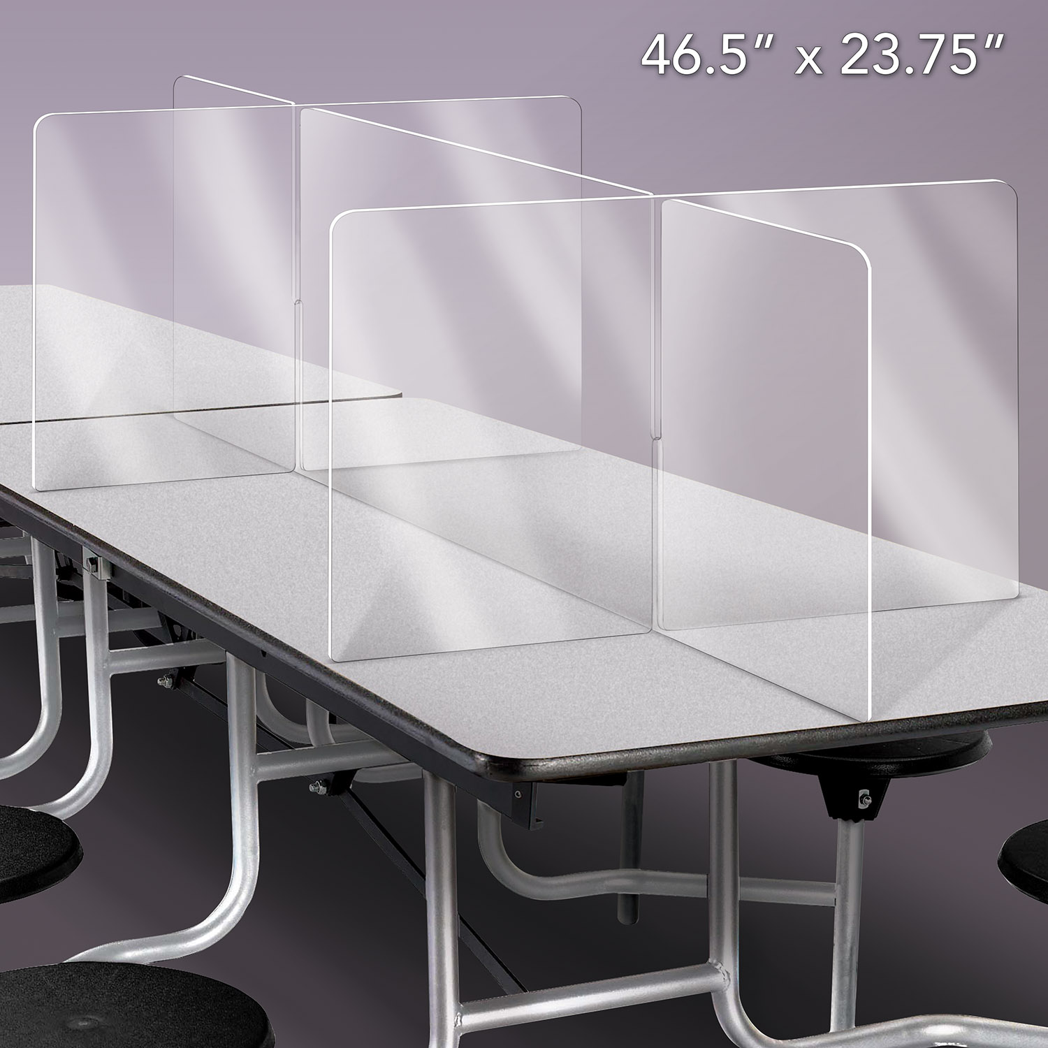 ''24'''''''''''''''' Clear Lunch Table DIVIDER''''''''''